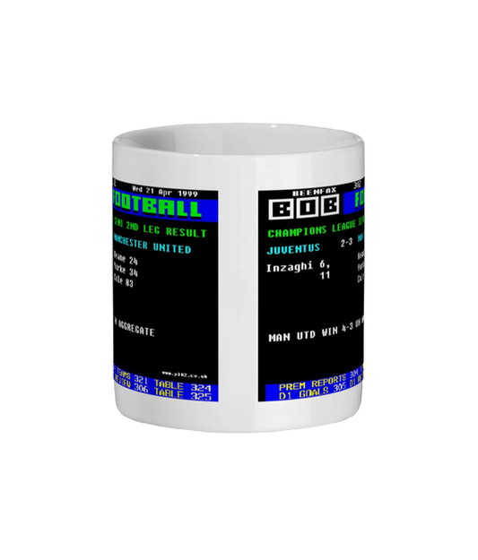 Manchester United v Juventus 1999 Semi-Final Mug centre mock up
